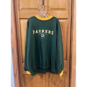 Vintage NFL Green Bay Packers Crewneck 2XL VF Imagewear Embroidered